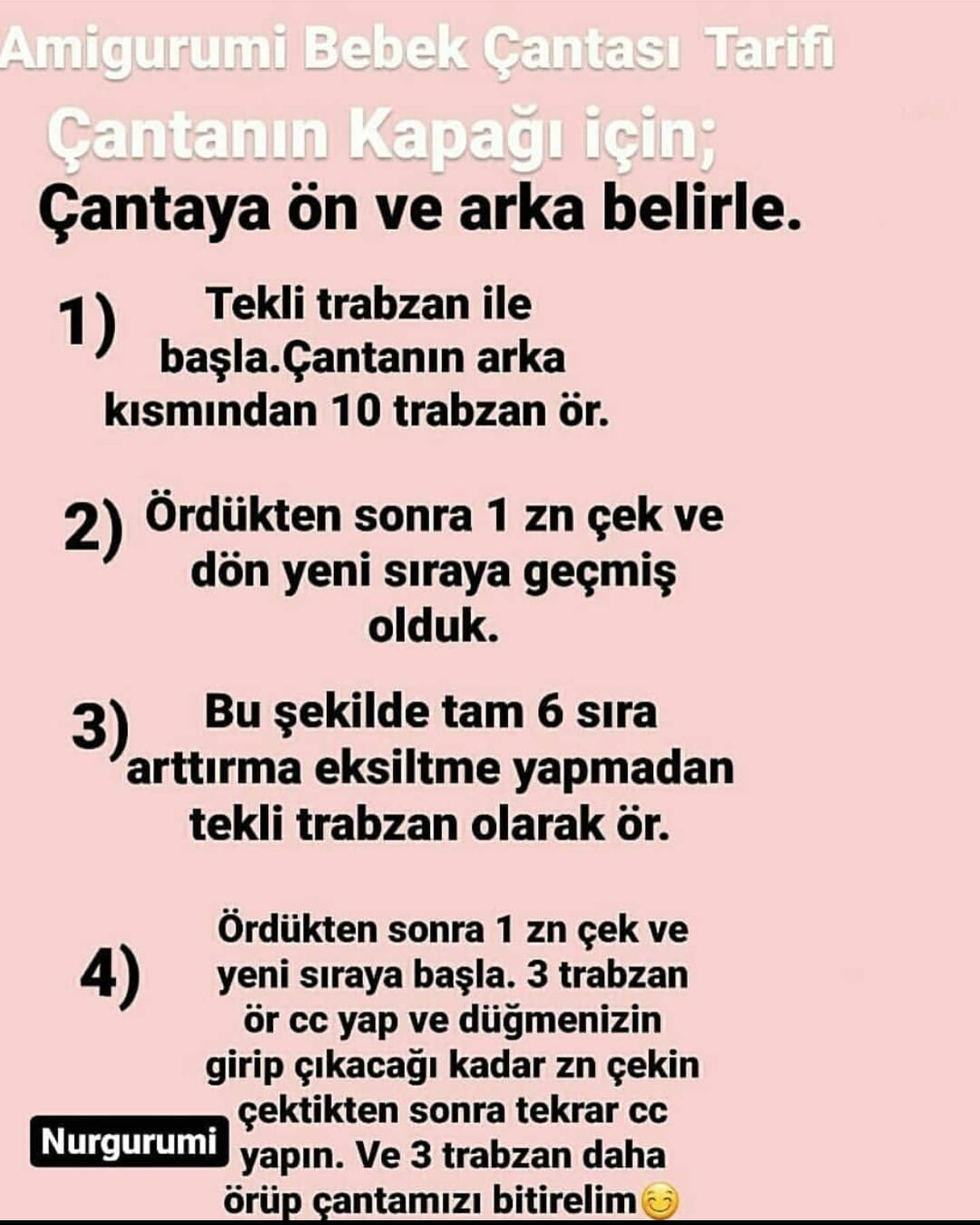Küçük Mor Örgü Çanta İçin Ücretsiz Tarif