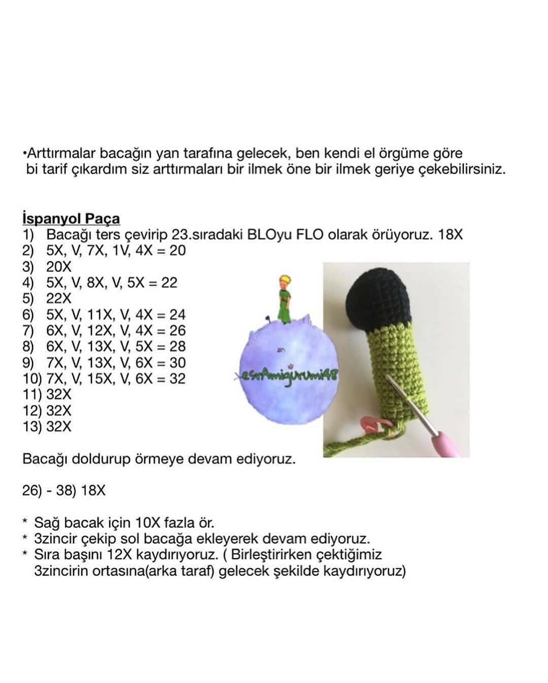 Küçük Prens Amigurumi Yapım Kılavuzu: Adım Adım Talimatlar