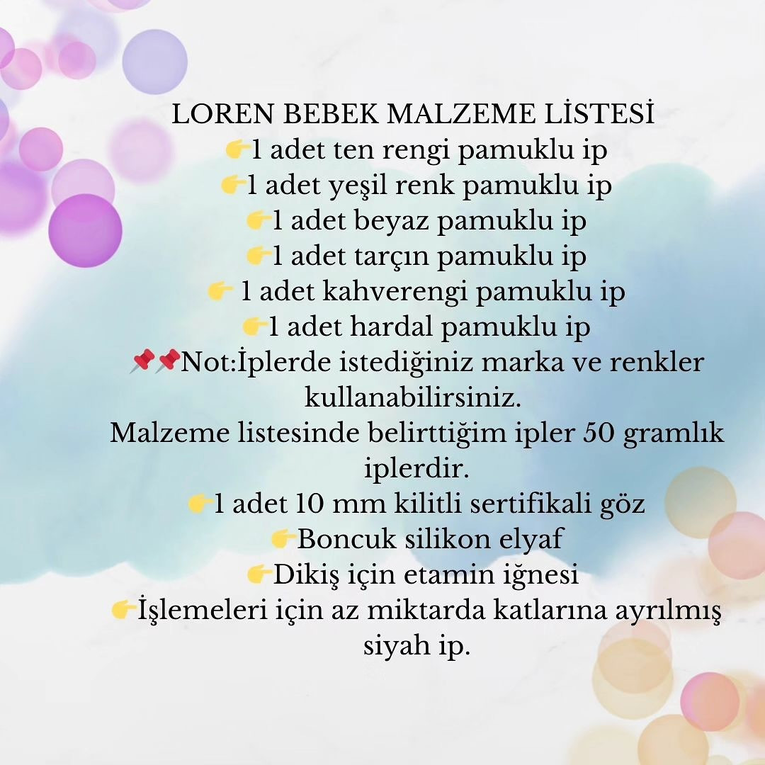 Loren Bebek Amigurumi Ücretsiz Tarifi - İlk Bölüm