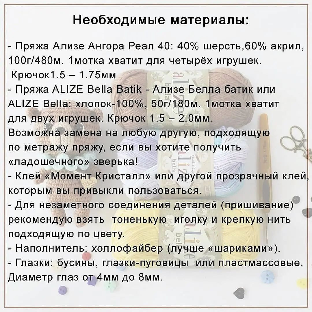 Мастер-класс по вязанию: Медвежата Боня и Моня