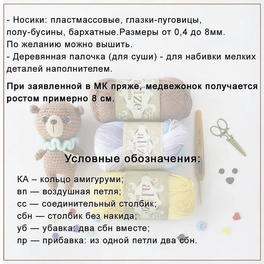 Мастер-класс по вязанию: Медвежата Боня и Моня