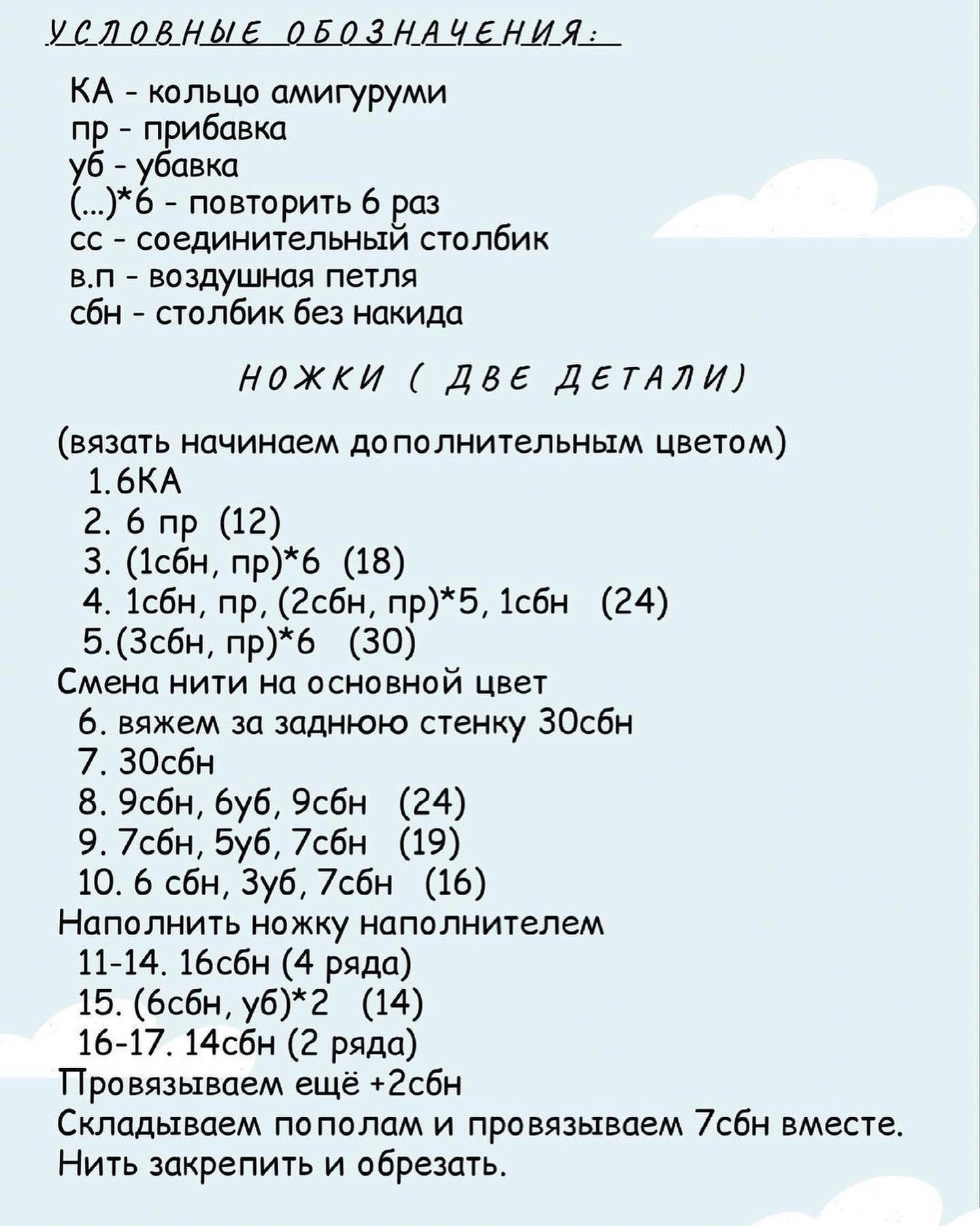 Мастер-класс по вязанию плюшевого мишки Нико