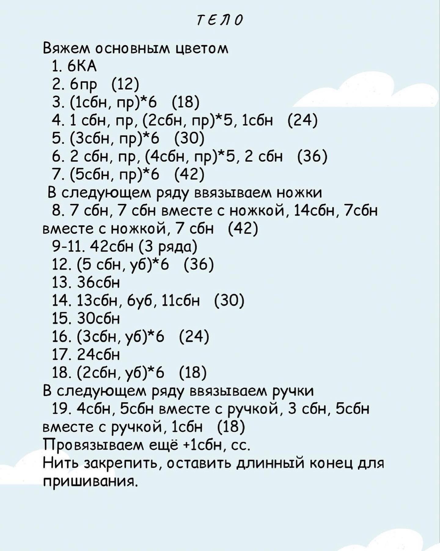 Мастер-класс по вязанию плюшевого мишки Нико