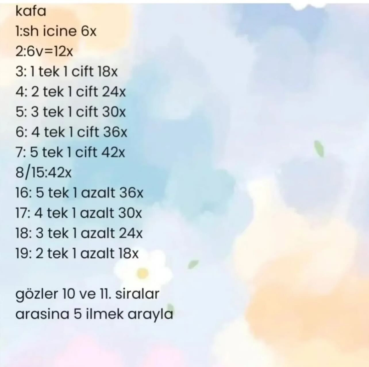 Minik Tavşan Amigurumi Yapım Kılavuzu