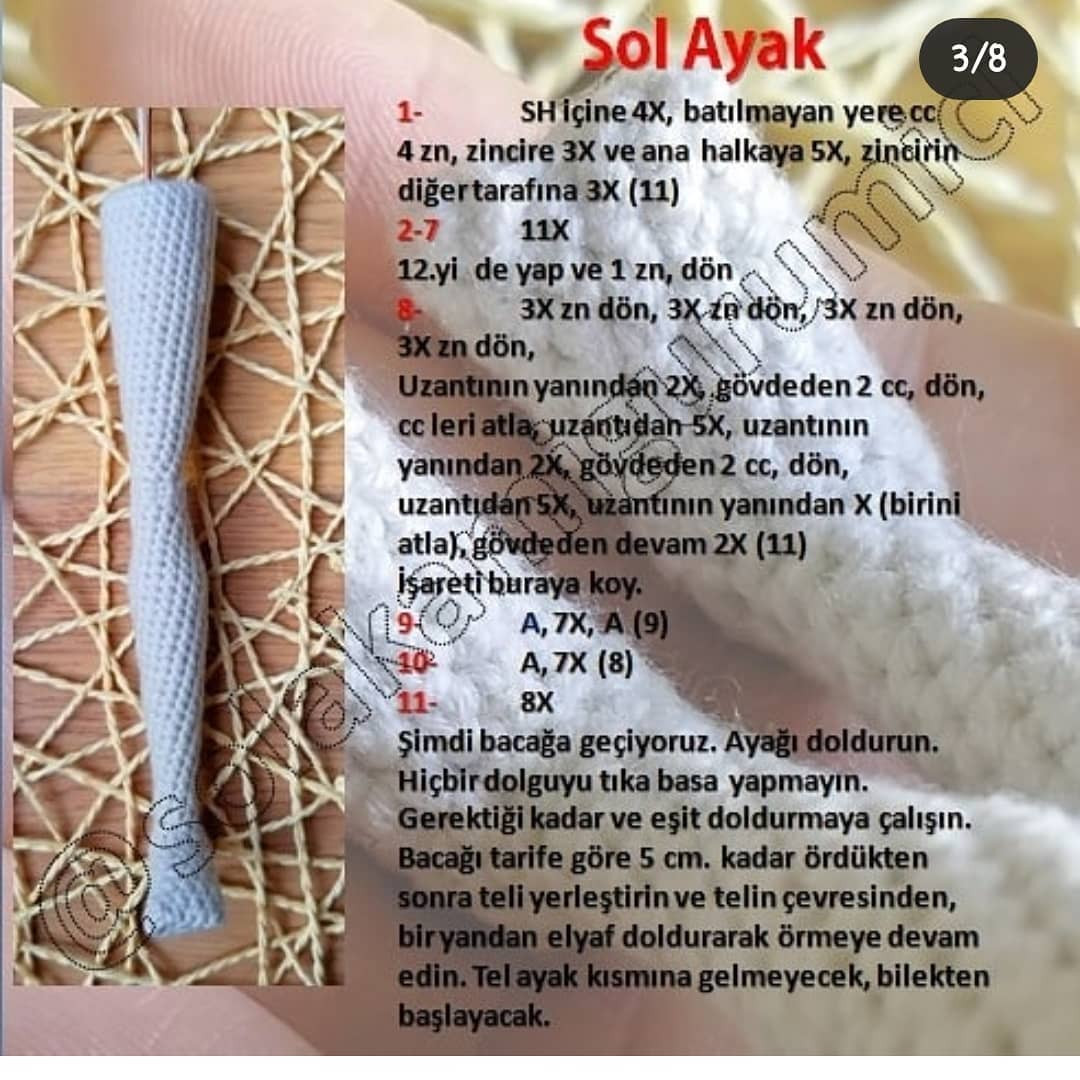 Mira Bebek İçin Detaylı Amigurumi Örgü Kılavuzu