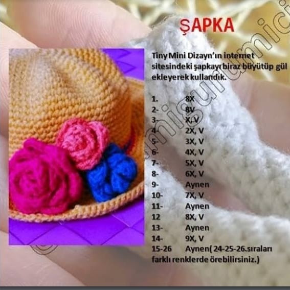 Mira Bebek İçin Detaylı Amigurumi Örgü Kılavuzu