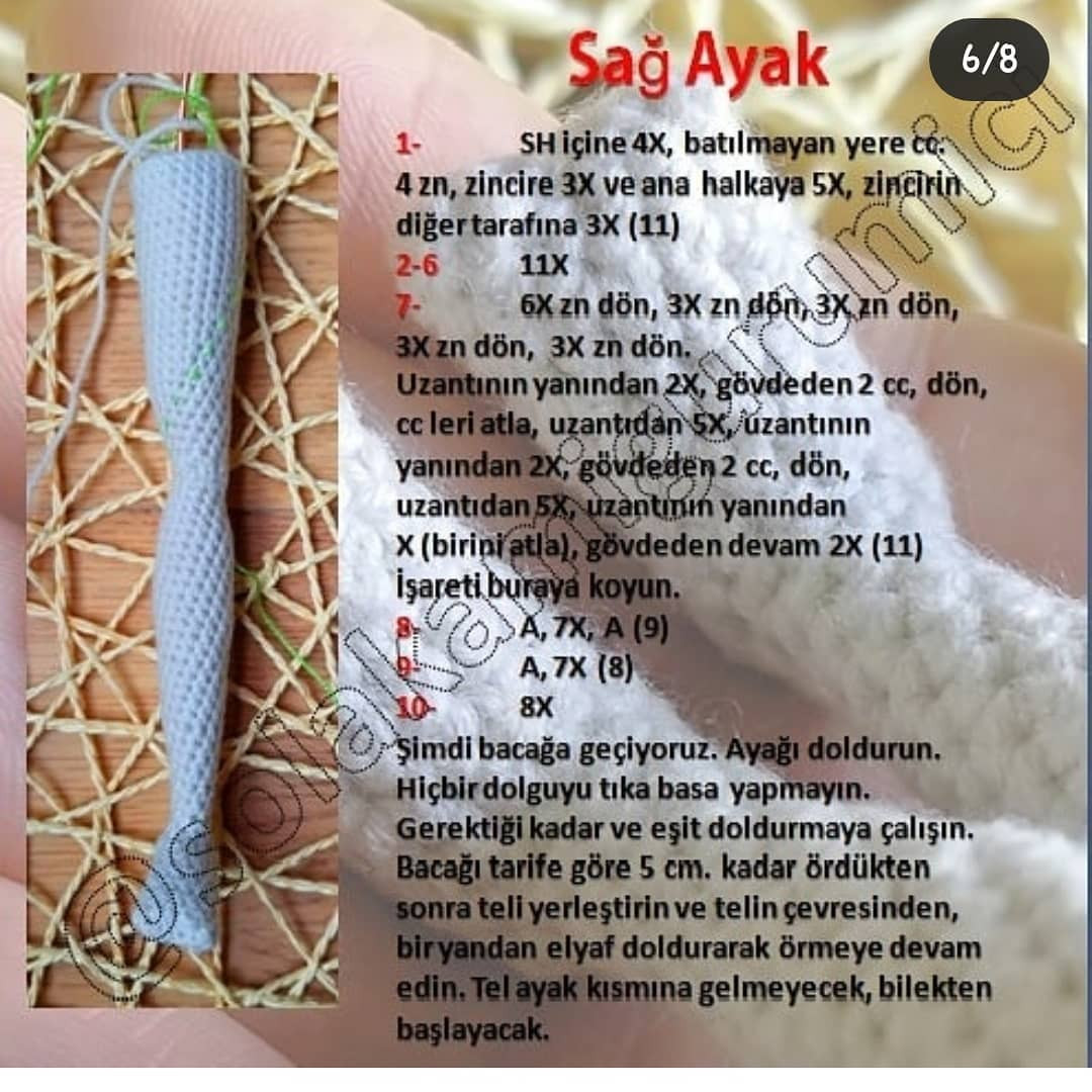 Mira Bebek İçin Detaylı Amigurumi Örgü Kılavuzu