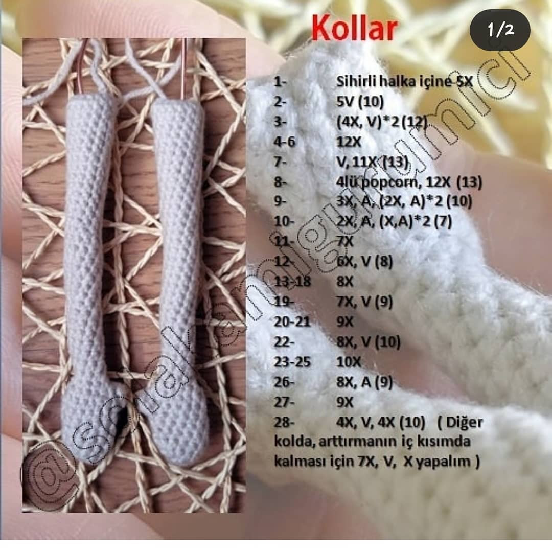 Mira Bebek İçin Detaylı Amigurumi Örgü Kılavuzu