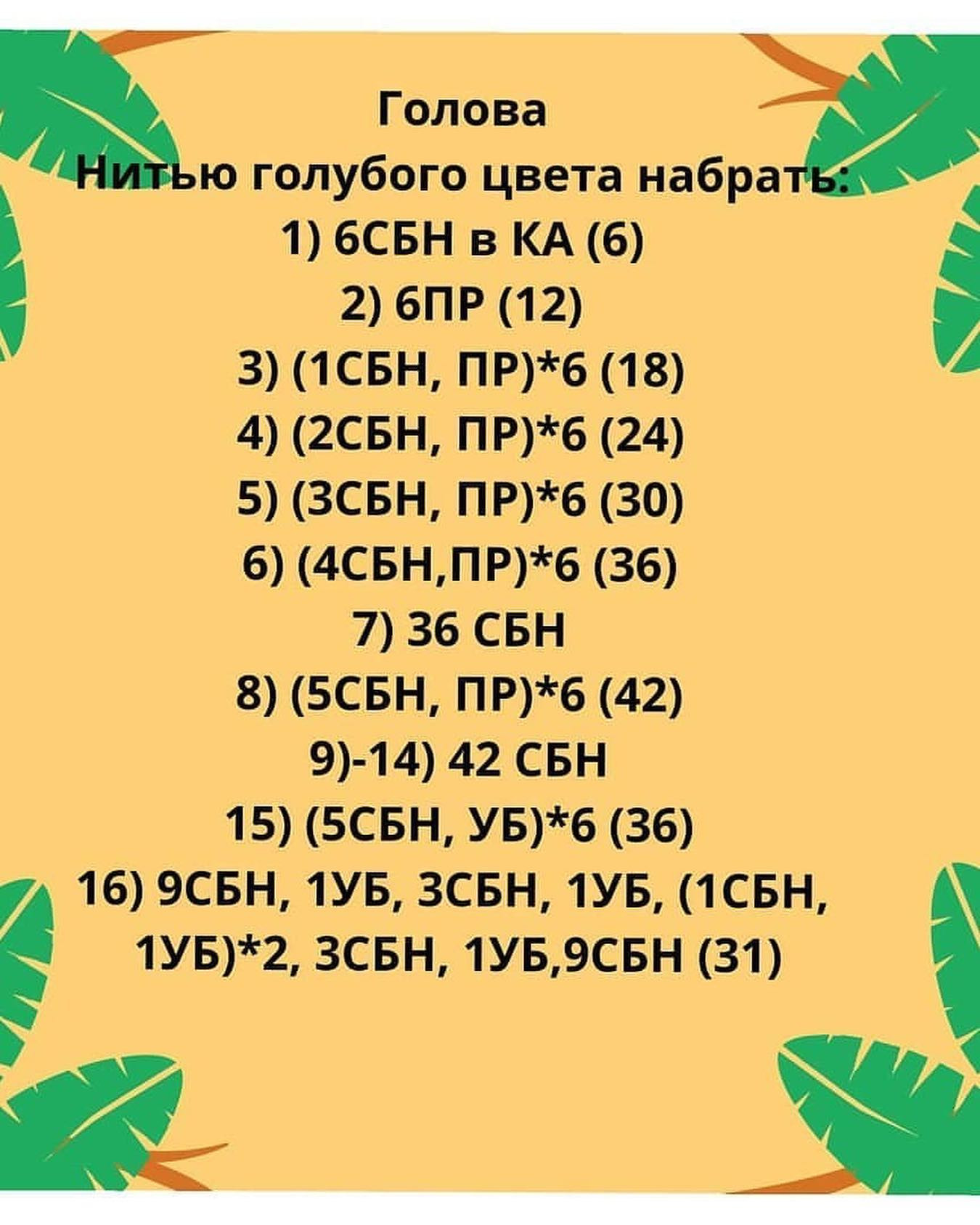 МК Носорог Автор @yar.yarn Для работы Вам понадобятся:⠀- Пряжа (полухлопок, хлопок) голуб