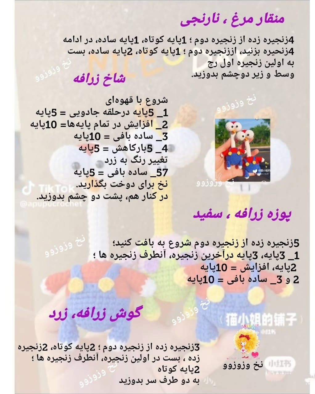 مرغ و زرافه چشم غلیبه