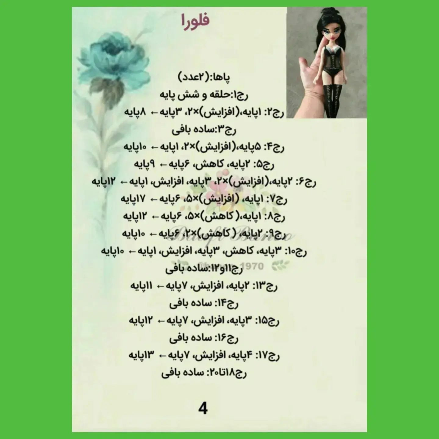 متن کامل برای ساخت عروسک بافتنی شیک و مدرن