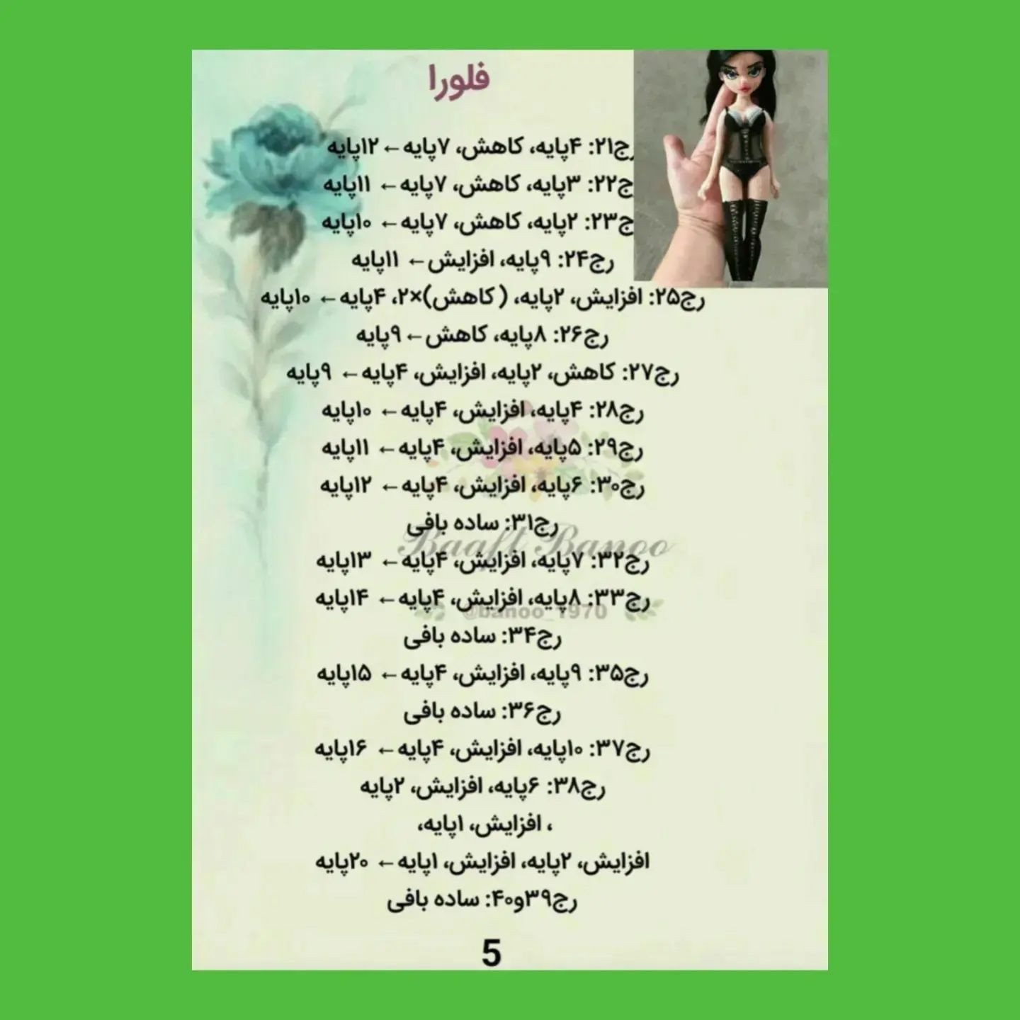 متن کامل برای ساخت عروسک بافتنی شیک و مدرن