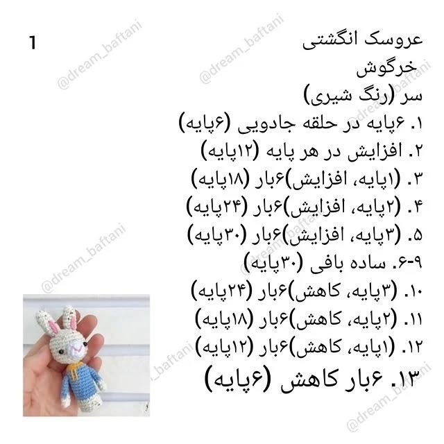 متنوع سازی عروسک های انگشتی بافتنی رنگارنگ