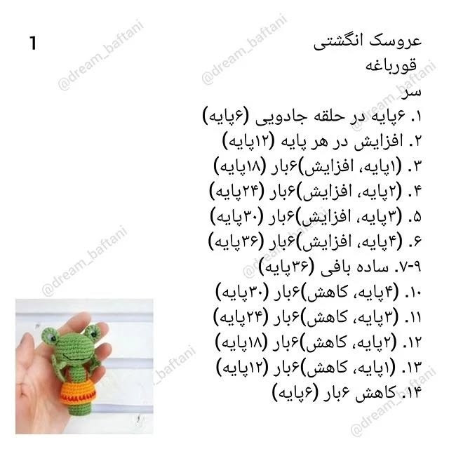 متنوع سازی عروسک های انگشتی بافتنی رنگارنگ
