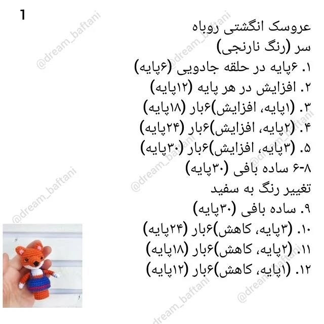 متنوع سازی عروسک های انگشتی بافتنی رنگارنگ