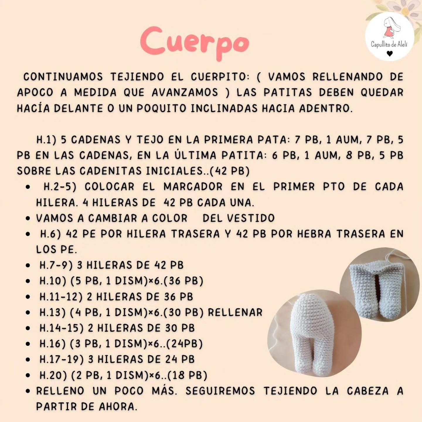 Muñeca de Osito de Ganchillo: Patrón Gratis para Principiantes