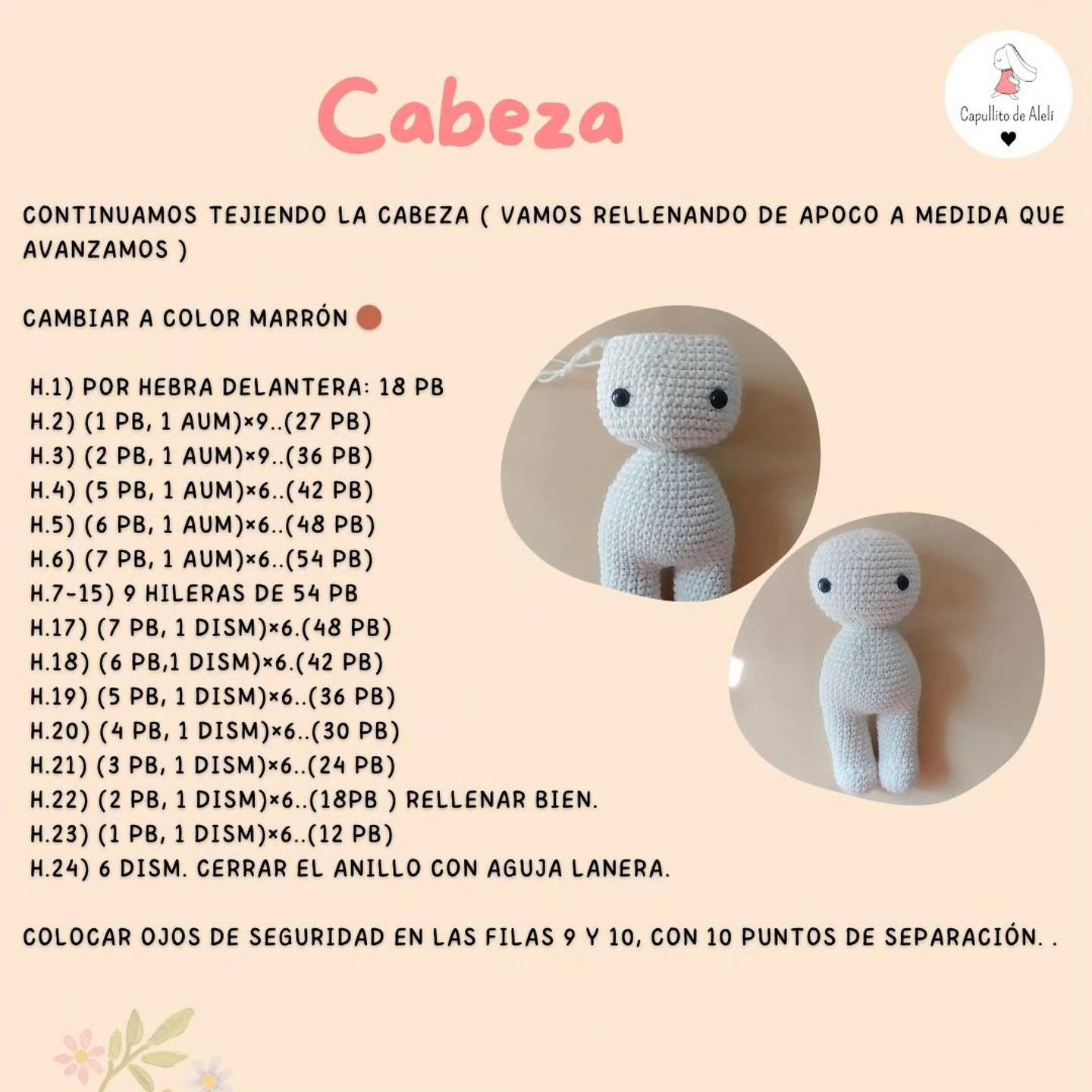 Muñeca de Osito de Ganchillo: Patrón Gratis para Principiantes
