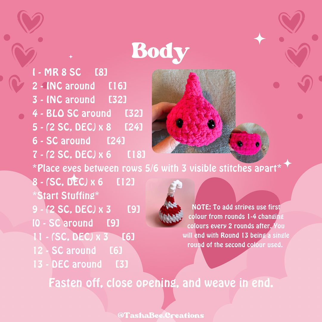 No-Sew Crochet Pattern for Cute Candy Amigurumi