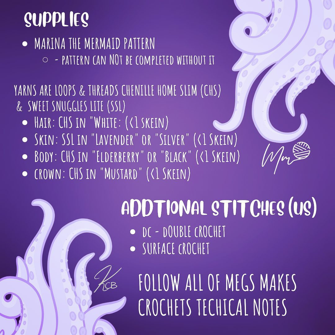 No-Sew Crochet Sea Queen: Mod for Marina the Mermaid