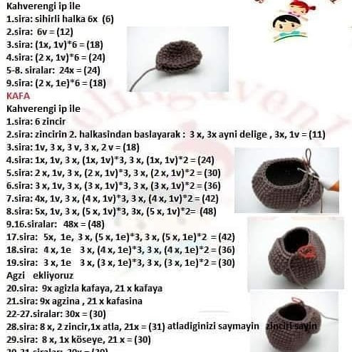 Noel Geyiği Amigurumi Modeli: Adım Adım Yapılış Kılavuzu