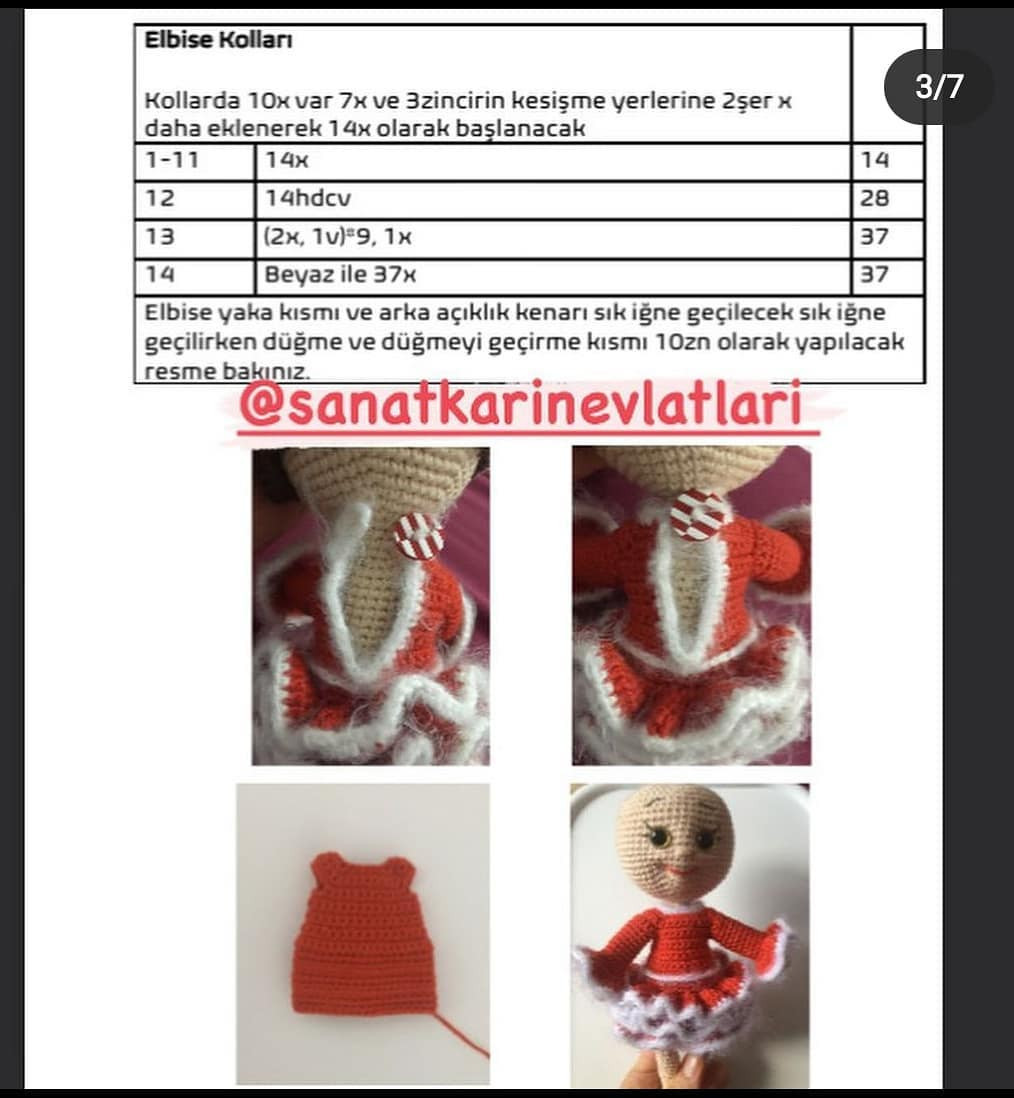Noel Temalı Amigurumi Bebek ve Kardan Adam Yapımı