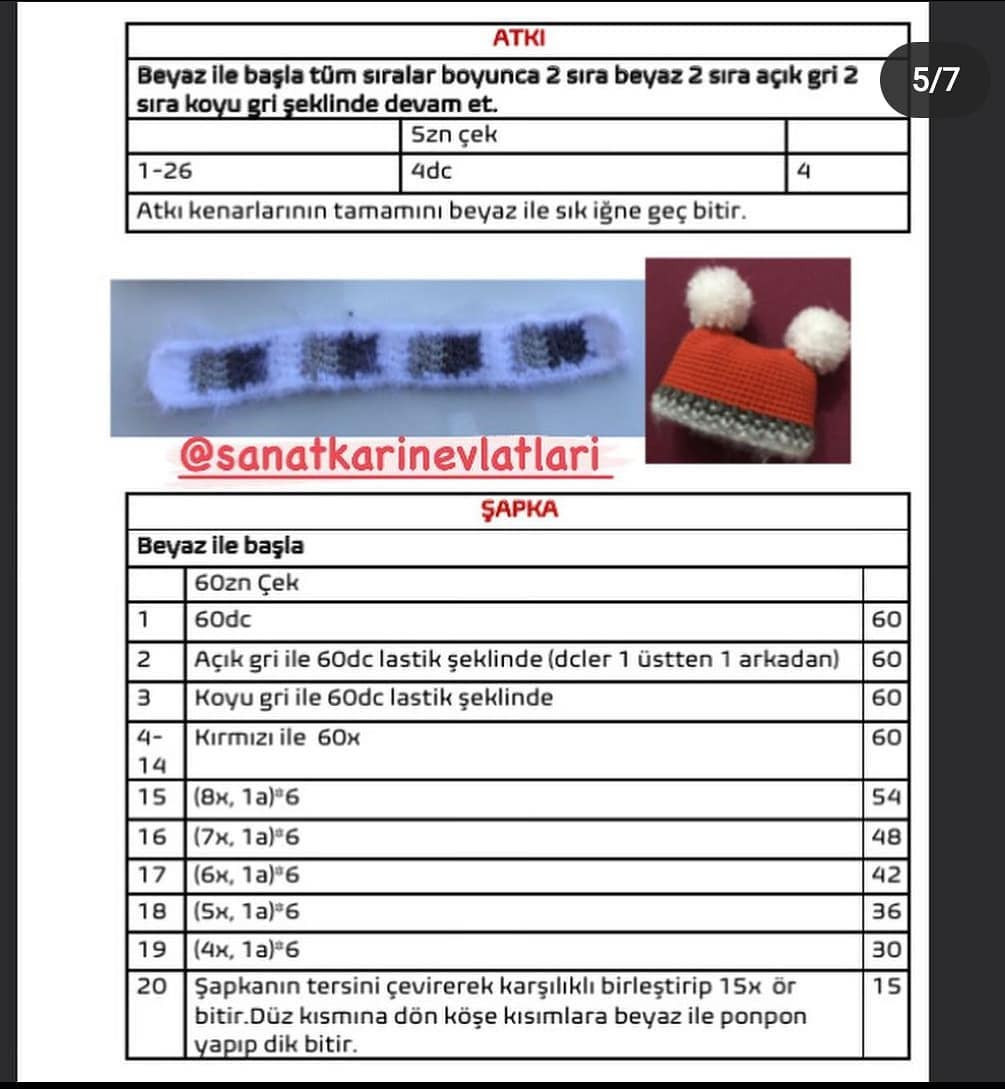 Noel Temalı Amigurumi Bebek ve Kardan Adam Yapımı