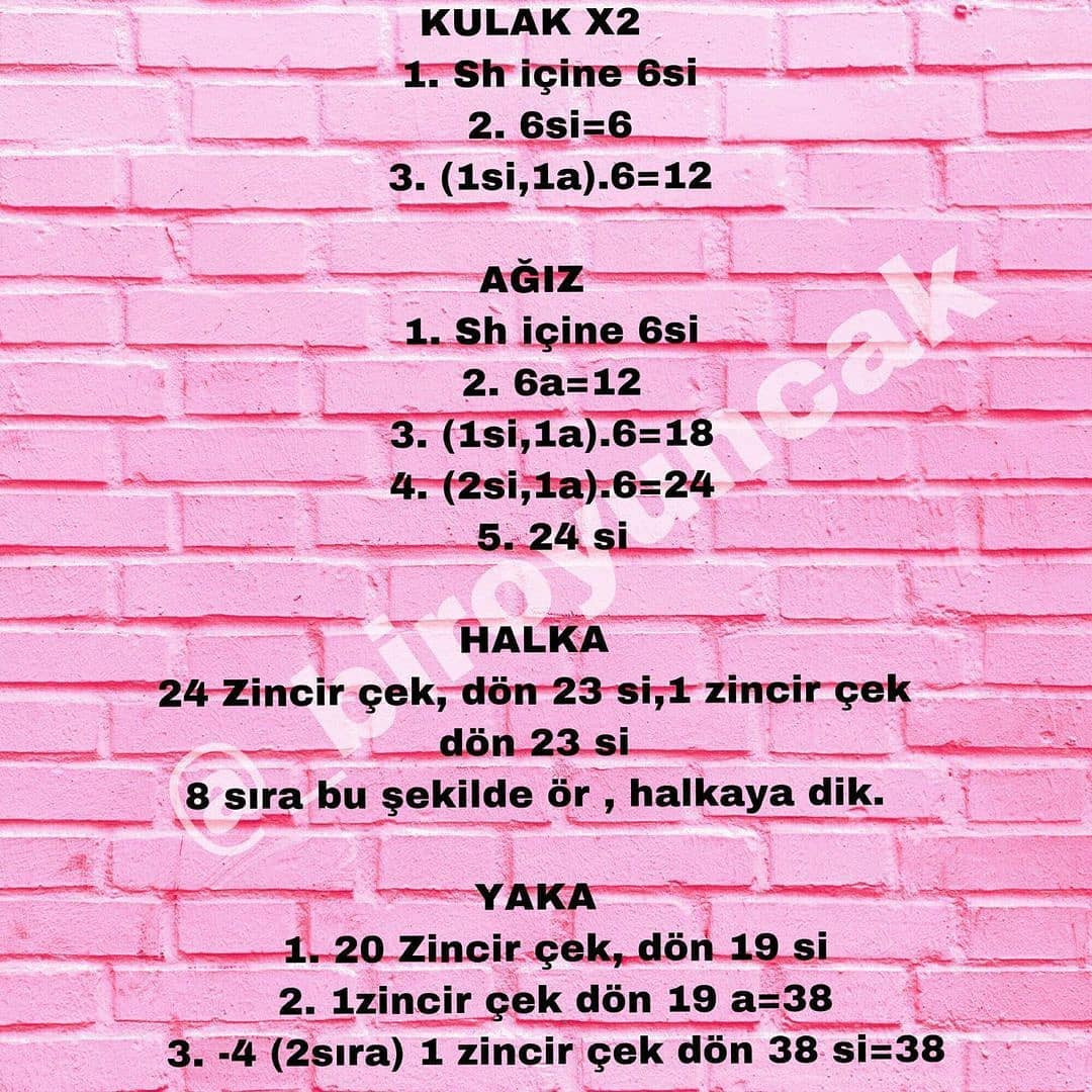 Örgü Ayıcık Çıngırak Yapımı: Adım Adım Tarif