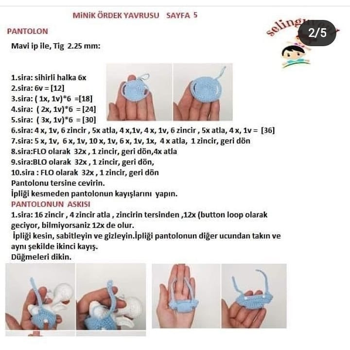 Örgü Ördek Oyuncak Modeli: Sevimli ve Kolay Yapılabilir