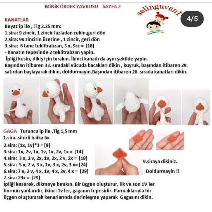 Örgü Ördek Oyuncak Modeli: Sevimli ve Kolay Yapılabilir
