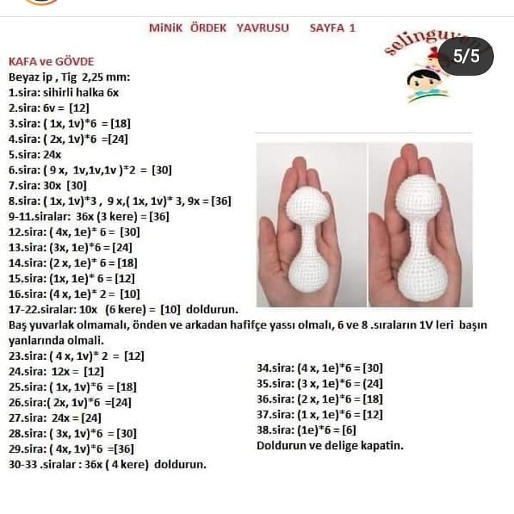 Örgü Ördek Oyuncak Modeli: Sevimli ve Kolay Yapılabilir