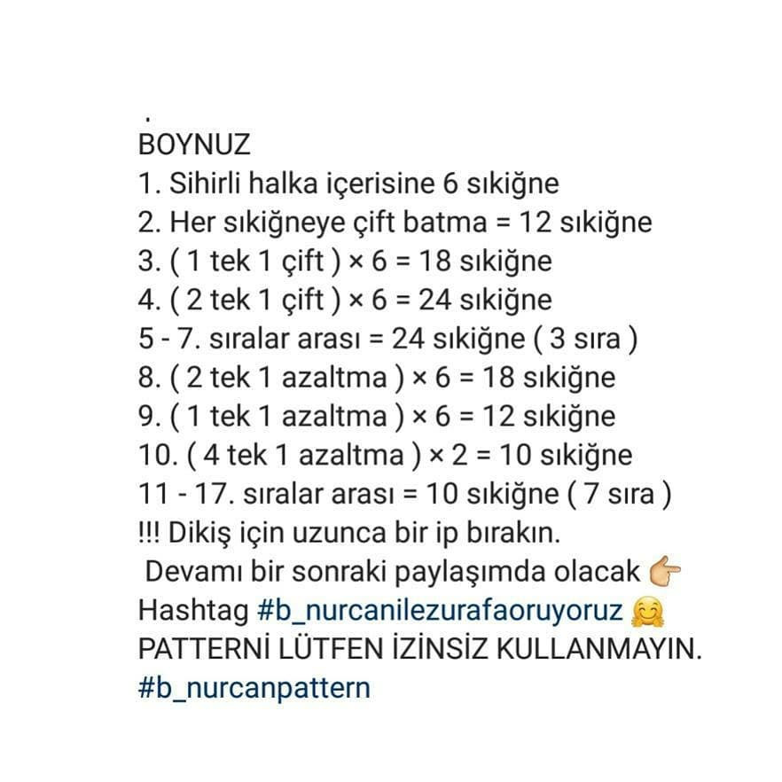 Örgü Zürafa: Adım Adım Kolay Amigurumi Yapılışı
