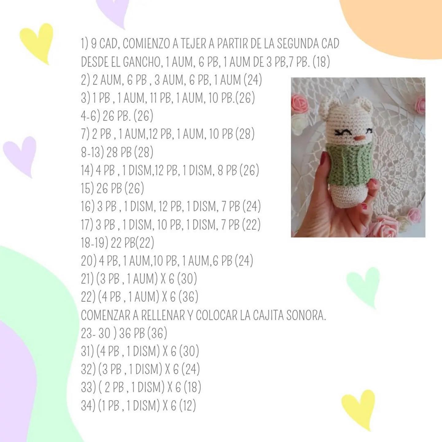 Ositos de Amigurumi con Suéteres: Patrón Gratuito para Tejedores
