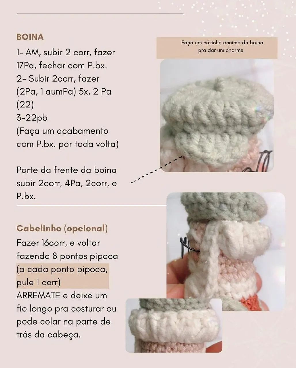 Padrão de Crochê Amigurumi: Papai Noel Natalino com Receita Gratuita