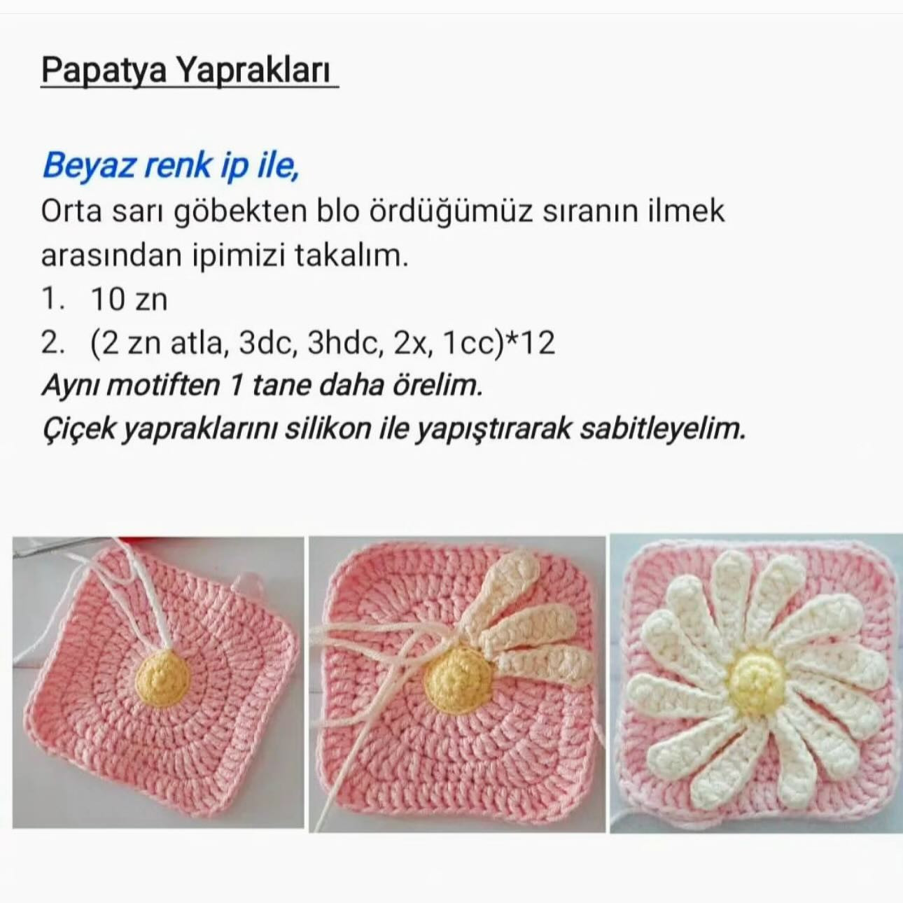 Papatya Desenli Makyaj Kesesi Yapımı İçin Adım Adım Kılavuz