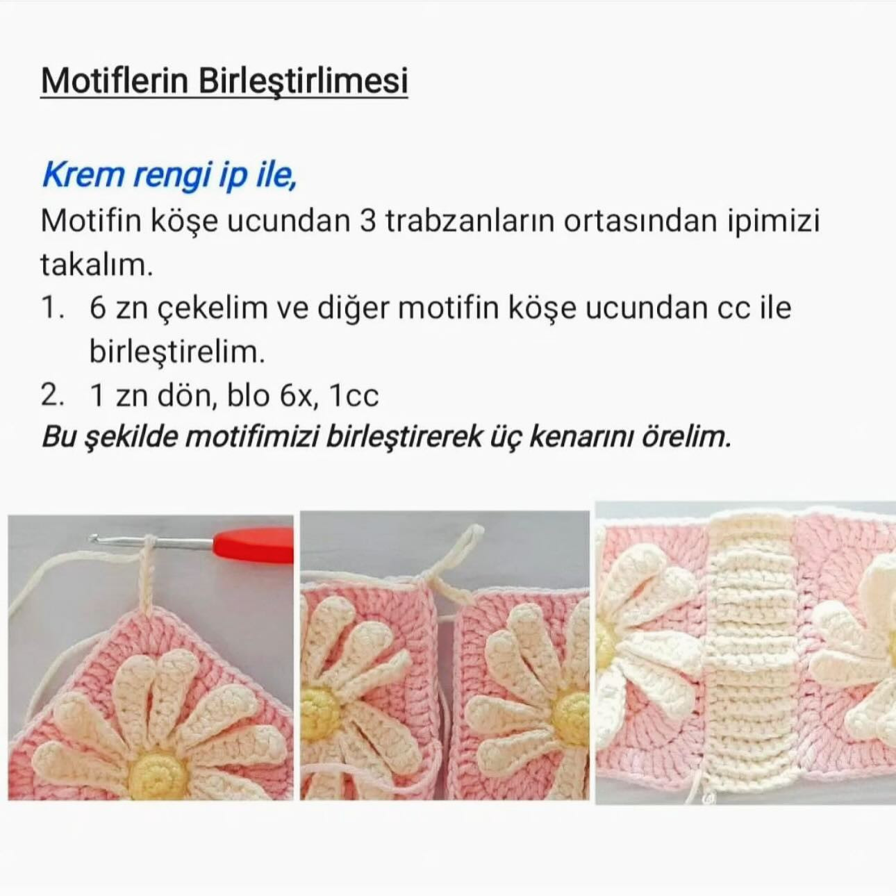 Papatya Desenli Makyaj Kesesi Yapımı İçin Adım Adım Kılavuz