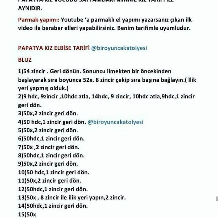 Papatya Kız Bebek Örgü Tarifi: Çiçeklerle Süslenmiş Elbise