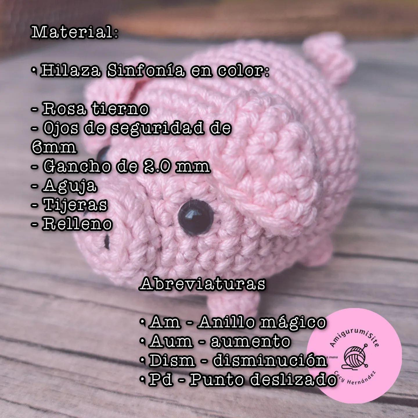 Patrón de Amigurumi de Cerdito: ¡Descarga Gratuita para Tejedores!