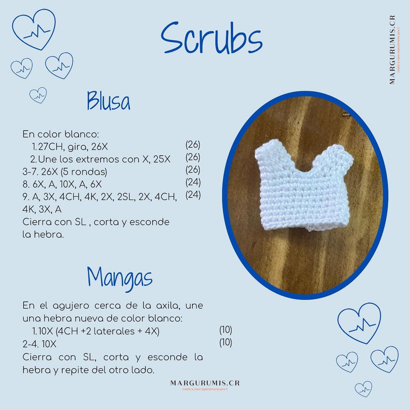 Patrón de Amigurumi de Enfermera: Descarga Gratuita