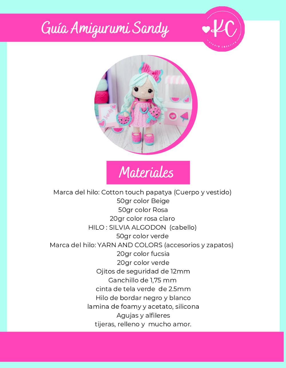 Patrón de Amigurumi Sandy: Guía Completa para Tejedores