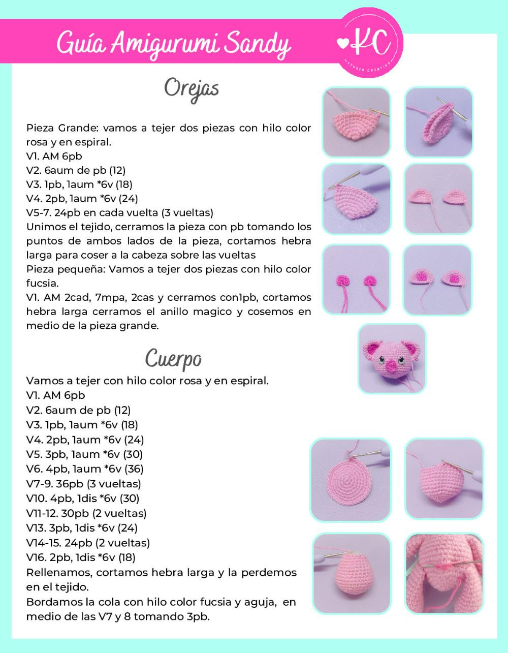 Patrón de Amigurumi Sandy: Guía Completa para Tejedores