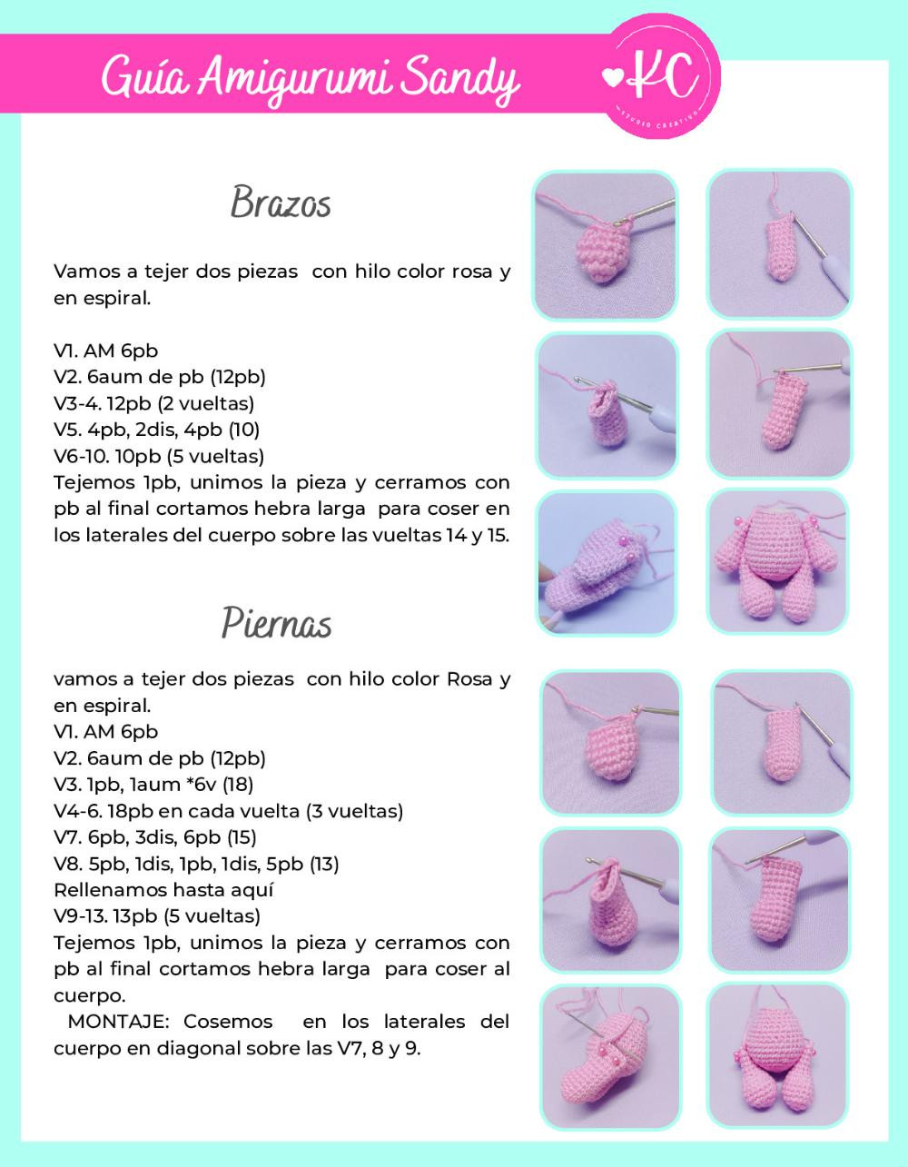 Patrón de Amigurumi Sandy: Guía Completa para Tejedores