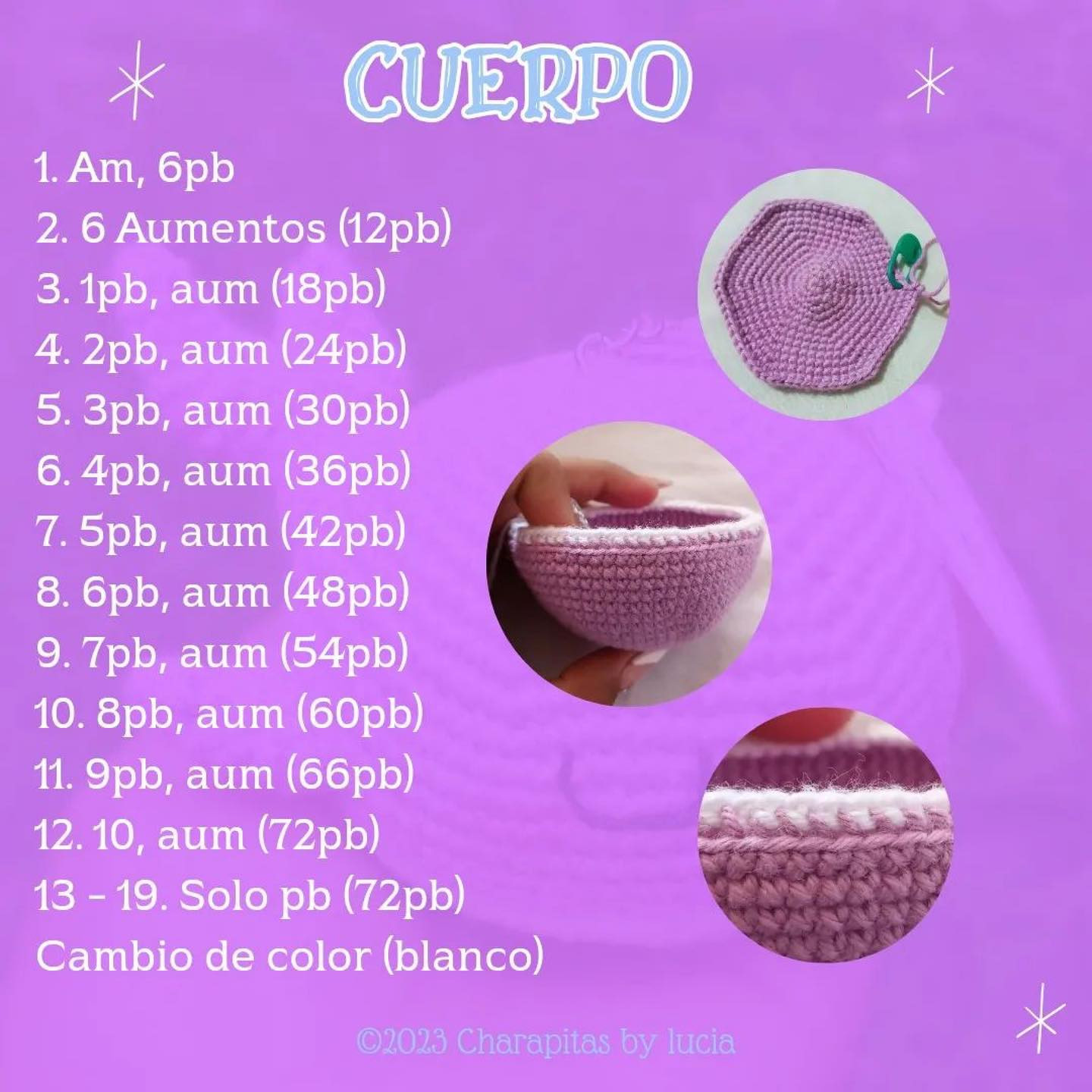 Patrón de Ballena de Amigurumi Gratis para Principiantes