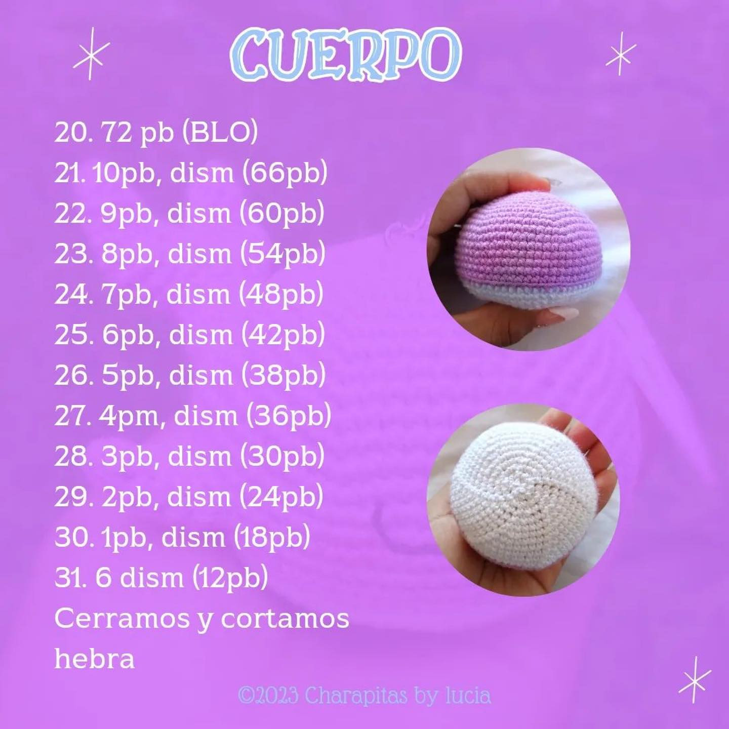 Patrón de Ballena de Amigurumi Gratis para Principiantes