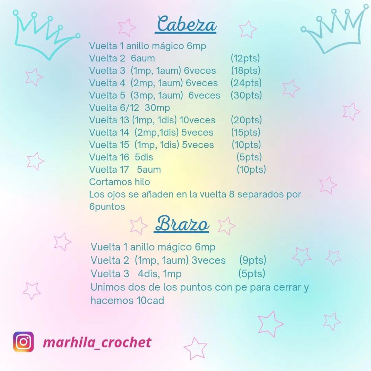 Patrón de muñeca de ganchillo en vestido verde para principiantes