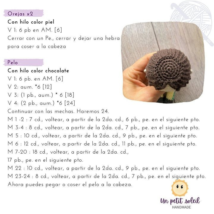 Patrón de muñeco de crochet gratis con chaqueta amarilla