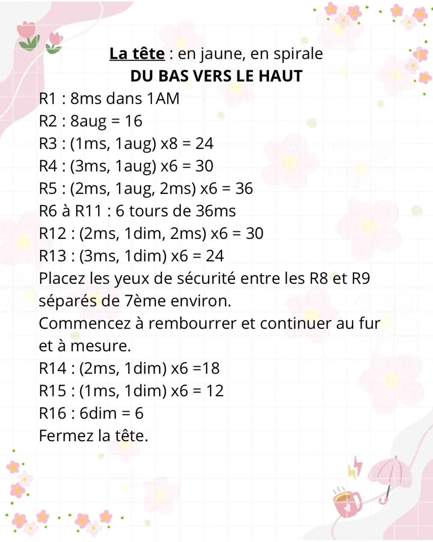 Patron gratuit pour crocheter une fleur arc-en-ciel adorable et colorée