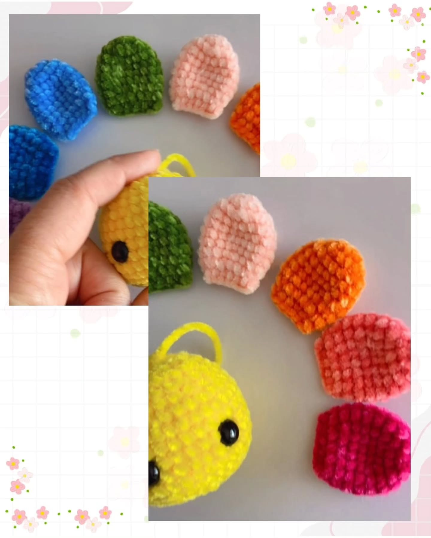 Patron gratuit pour crocheter une fleur arc-en-ciel adorable et colorée