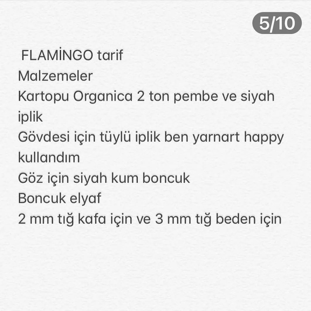 Pembe Taçlı Kuğu Örgü Modeli İçin Adım Adım Kılavuz