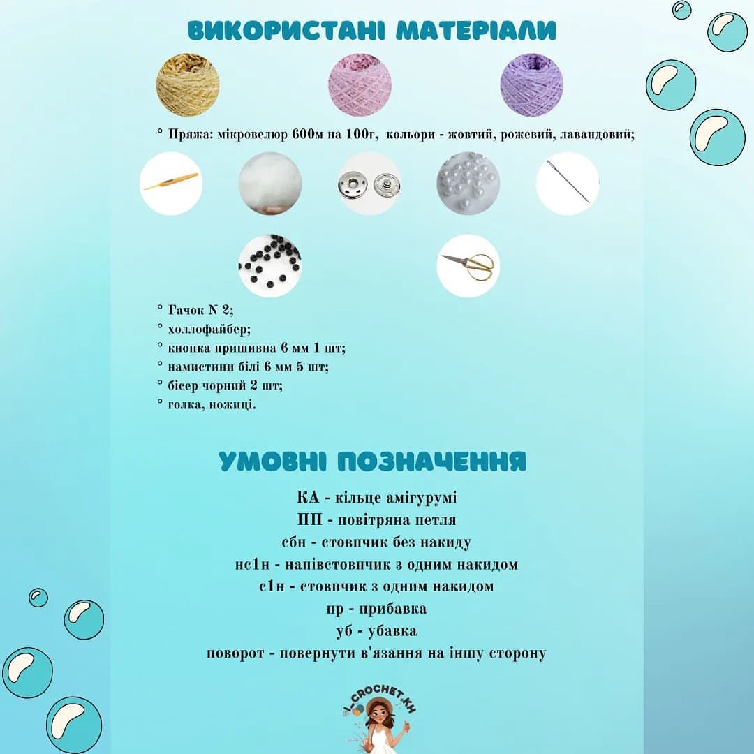 Перлинка з чорного моря: Безкоштовний майстер-клас з в'язання
