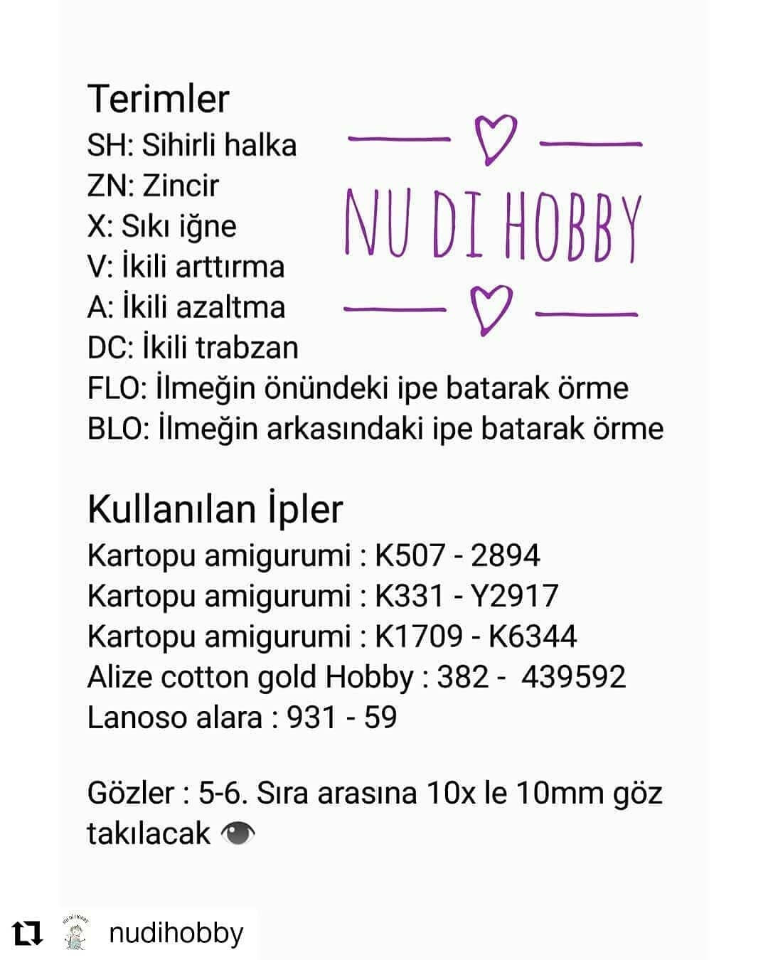 Pir Pir Cıngırak İçin Sevimli Amigurumi Örgü Modeli